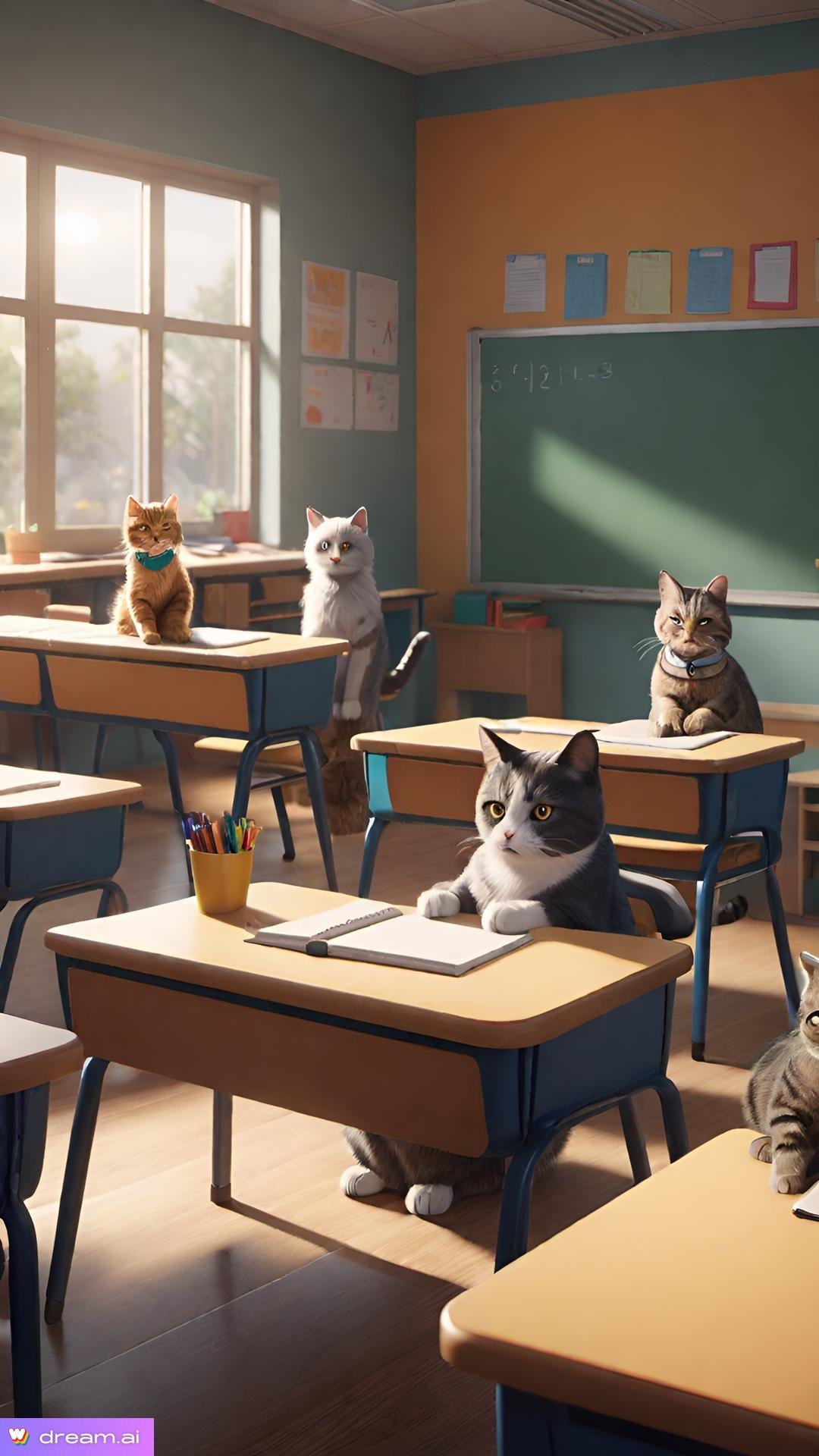 More Cats In Class