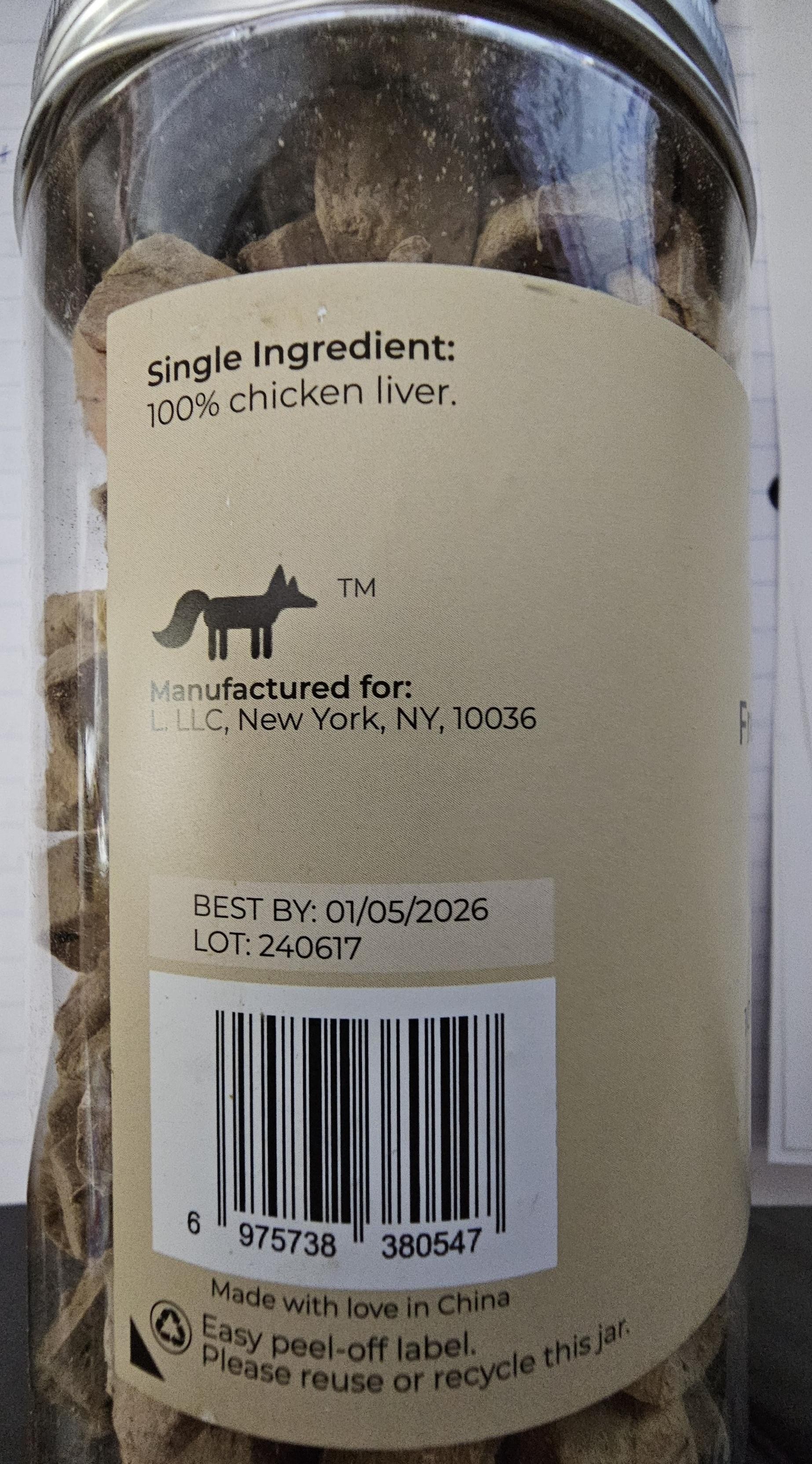 Freeze Dried Chicken Livers